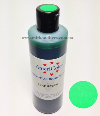 Краска для аэрографа AmeriColor Зеленый Лист 255г