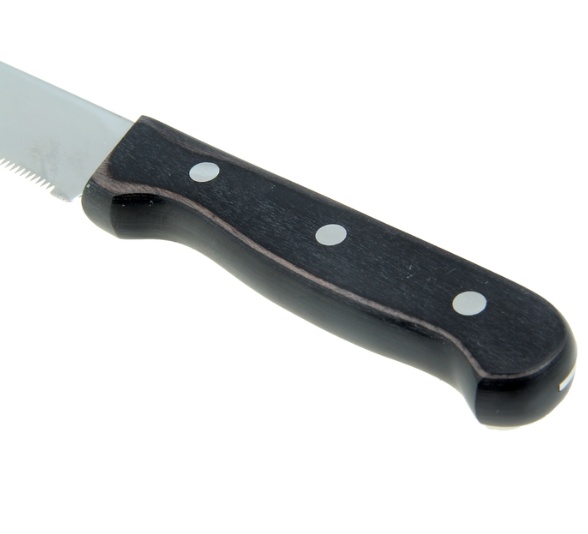 Кондитерский нож для бисквита 25 см с зубчатым краем мелким