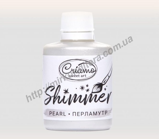 Краситель пищевой перламутровый гелевый SHIMMER CRIAMO Перламутр 30 гр		