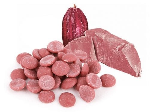 Шоколад розовый Callebaut весовой 500г в калетах