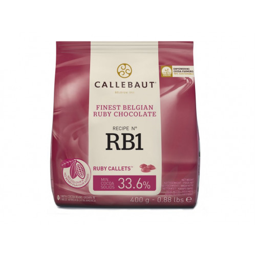 Шоколад RUBY Callebaut (RB1) 400г (original pack)