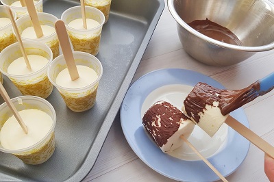Рецепты домашнего мороженого в шоколадной глазури