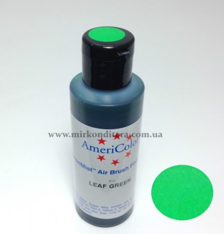 Краска для аэрографа AmeriColor Зеленый Лист 128г