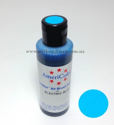 Краска для аэрографа AmeriColor Электрический Синий 128г