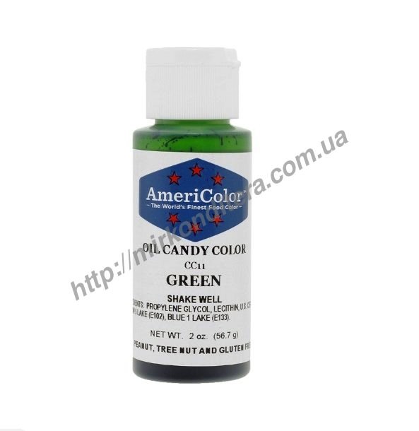 Краситель масляный Америколор Зеленый 56,7г