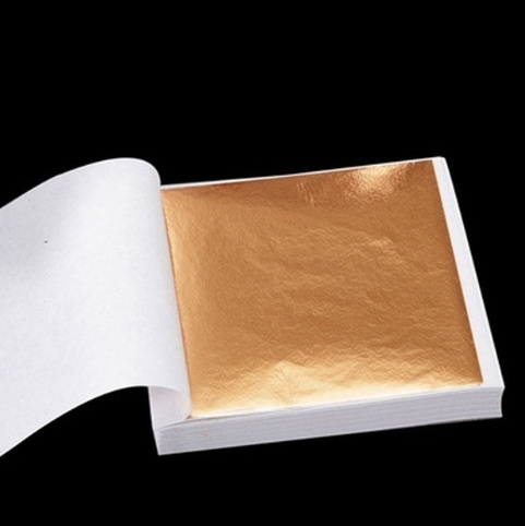 Золото сусальное медное 8х8см (1 лист)