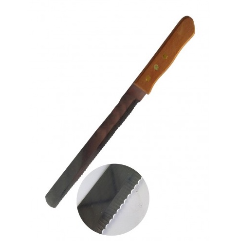 Кондитерские ножи для нарезки бисквита 22,5см с деревянной ручкой