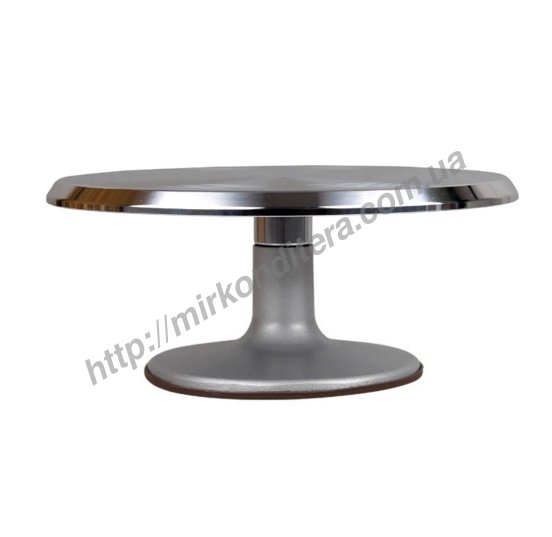 Металлический поворотный столик для торта 300 мм