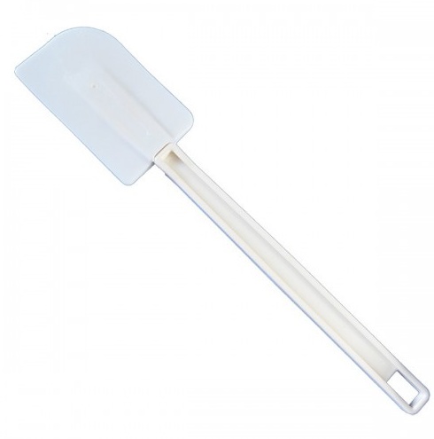 Лопатка силиконовая с пластмассовой ручкой L060815 (L = 41,5см)