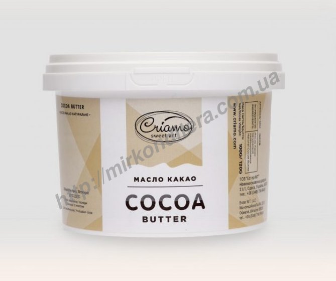 Какао-масло натуральное CRIAMO 100г