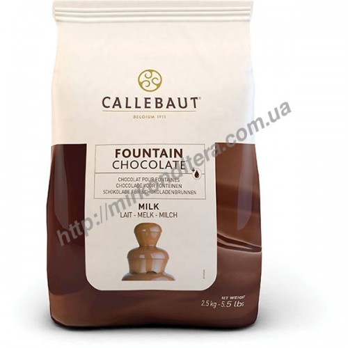 Молочный шоколад для фонтанов Callebaut 2,5кг