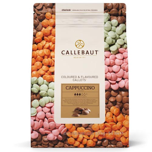 Молочный шоколад для торта Callebaut со вкусом капучино 2,5кг (каллеты)