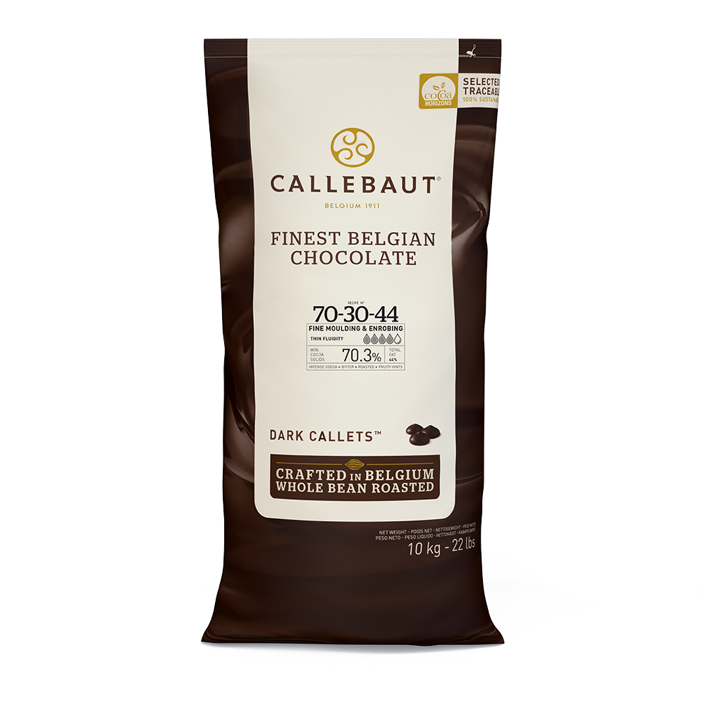 Темный экстра-горький шоколад Callebaut 70,3% какао 500г (текучесть 4 капли)
