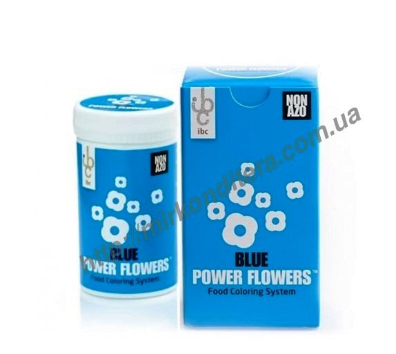 Краситель пищевой для шоколада Power Flower Discov box non Azo Синий 1г