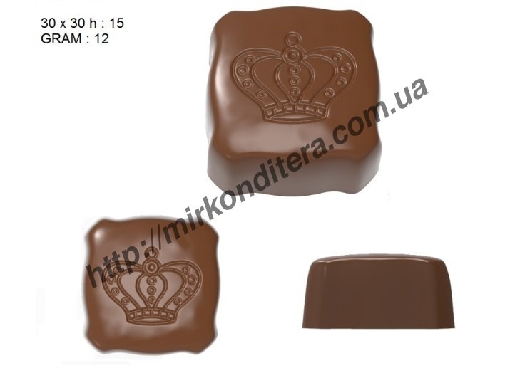 Форма для шоколада поликарбонатная №310