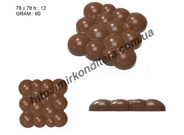 Форма для шоколада поликарбонатная №448