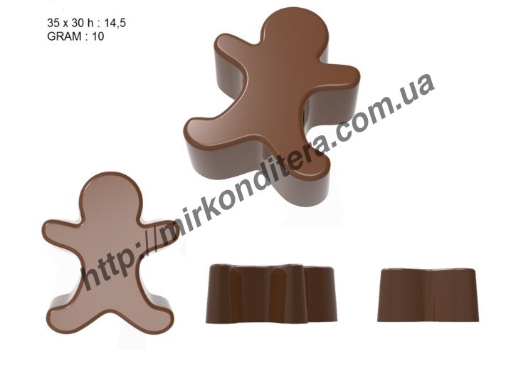 Форма для шоколада поликарбонатная №751