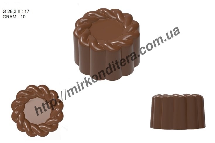 Форма для шоколада поликарбонатная №807