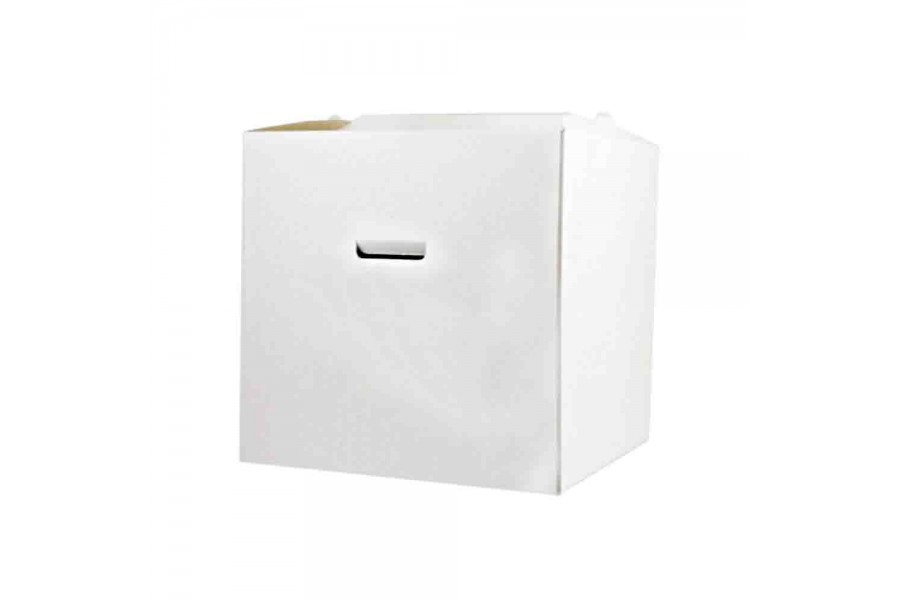 Коробка для торта 45×45×45см (ручки по бокам)